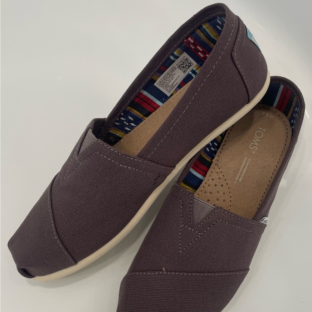 TOMS Alpargata Canvas Slip-Ons 6.5